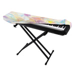 Bright Holographic Print Piano Keyboard Cover