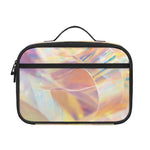 Bright Holographic Print Portable Lunch Bag
