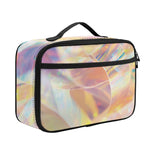 Bright Holographic Print Portable Lunch Bag