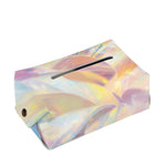 Bright Holographic Print Rectangle Tissue Box Cover