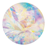 Bright Holographic Print Round Blanket