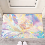Bright Holographic Print Rubber Doormat