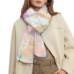 Bright Holographic Print Scarf