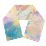 Bright Holographic Print Scarf