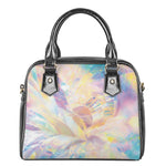 Bright Holographic Print Shoulder Handbag