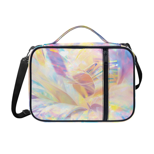 Bright Holographic Print Shoulder Strap Bible Bag