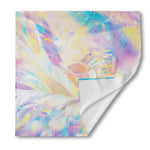 Bright Holographic Print Silk Bandana