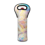 Bright Holographic Print Single Neoprene Wine Tote