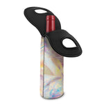 Bright Holographic Print Single Neoprene Wine Tote