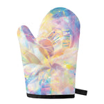 Bright Holographic Print Single Oven Mitt