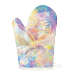 Bright Holographic Print Single Oven Mitt