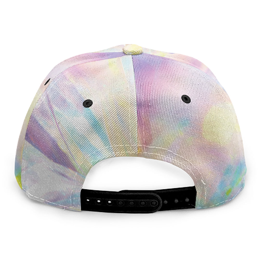 Bright Holographic Print Snapback Cap