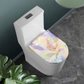 Bright Holographic Print Toilet Lid Cover