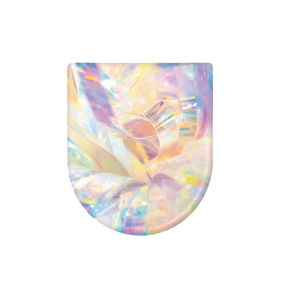 Bright Holographic Print Toilet Lid Cover