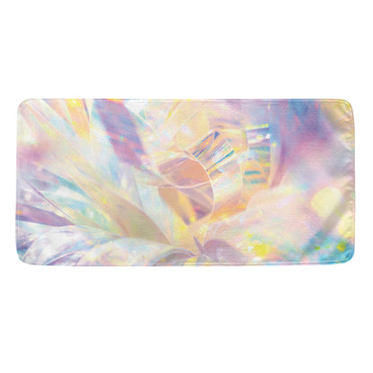 Bright Holographic Print Towel