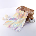 Bright Holographic Print Towel
