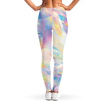 Bright Holographic Print Women's Leggings