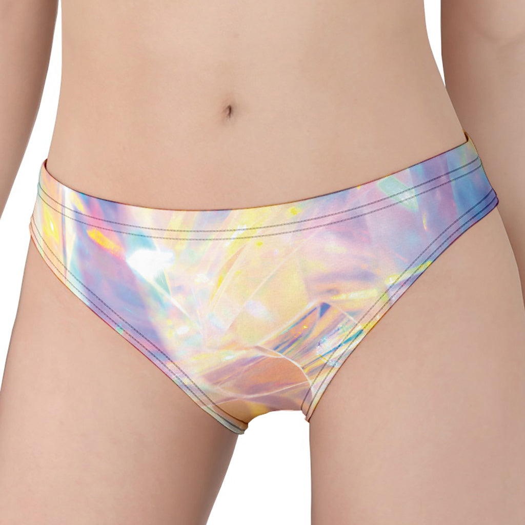 Bright Holographic Print Women's Panties