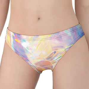 Bright Holographic Print Women's Panties