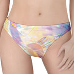 Bright Holographic Print Women's Thong