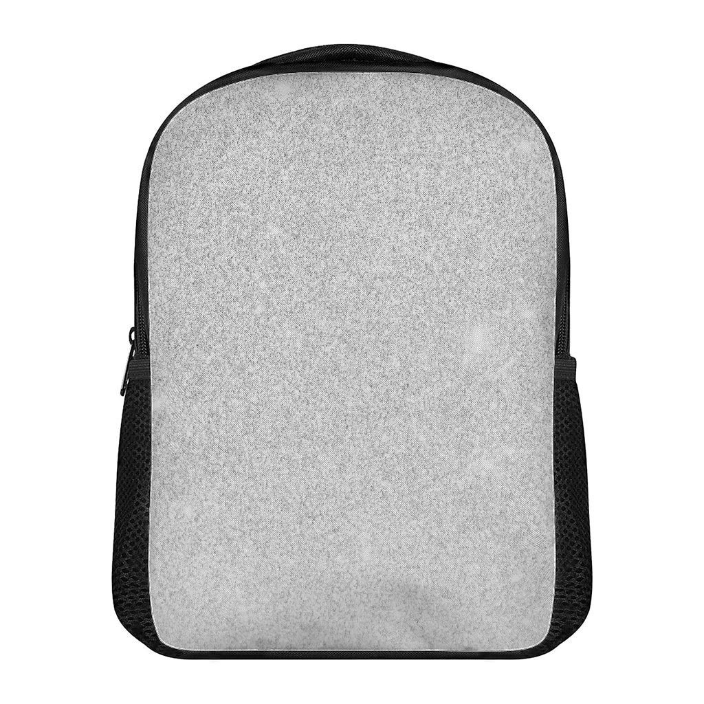 Bright Silver (NOT Real) Glitter Print Casual Backpack