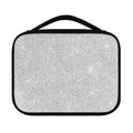 Bright Silver (NOT Real) Glitter Print Classic Bible Case