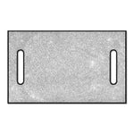 Bright Silver (NOT Real) Glitter Print Golf Cart Seat Cover