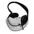 Bright Silver (NOT Real) Glitter Print Pet Sling Carrier
