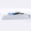 Bright Silver (NOT Real) Glitter Print Sports Towel