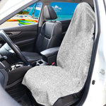 Bright Silver (NOT Real) Glitter Print Waterproof Car Seat Cover