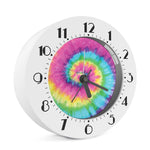 Bright Spiral Tie Dye Print Alarm Clock