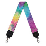 Bright Spiral Tie Dye Print Bag Strap