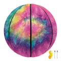 Bright Spiral Tie Dye Print Basketball