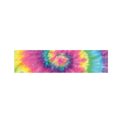 Bright Spiral Tie Dye Print Bed Runner