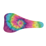 Bright Spiral Tie Dye Print Bicycle Seat Cover