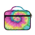 Bright Spiral Tie Dye Print Briefcase Bible Bag