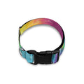 Bright Spiral Tie Dye Print Dog Collar