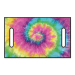 Bright Spiral Tie Dye Print Golf Cart Seat Cover