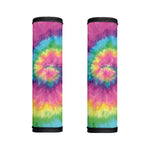 Bright Spiral Tie Dye Print Handle Covers