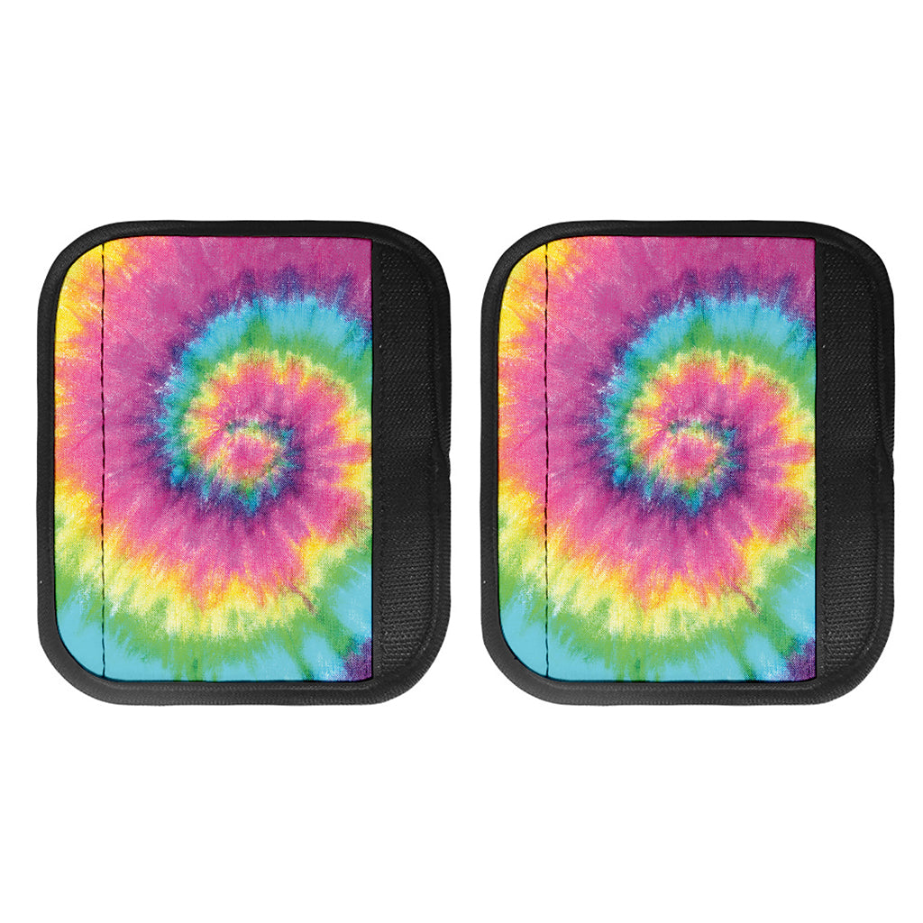 Bright Spiral Tie Dye Print Handle Covers