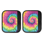 Bright Spiral Tie Dye Print Handle Covers