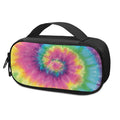 Bright Spiral Tie Dye Print Portable Cooler Travel Case