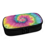 Bright Spiral Tie Dye Print Insulin Cooler Travel Case