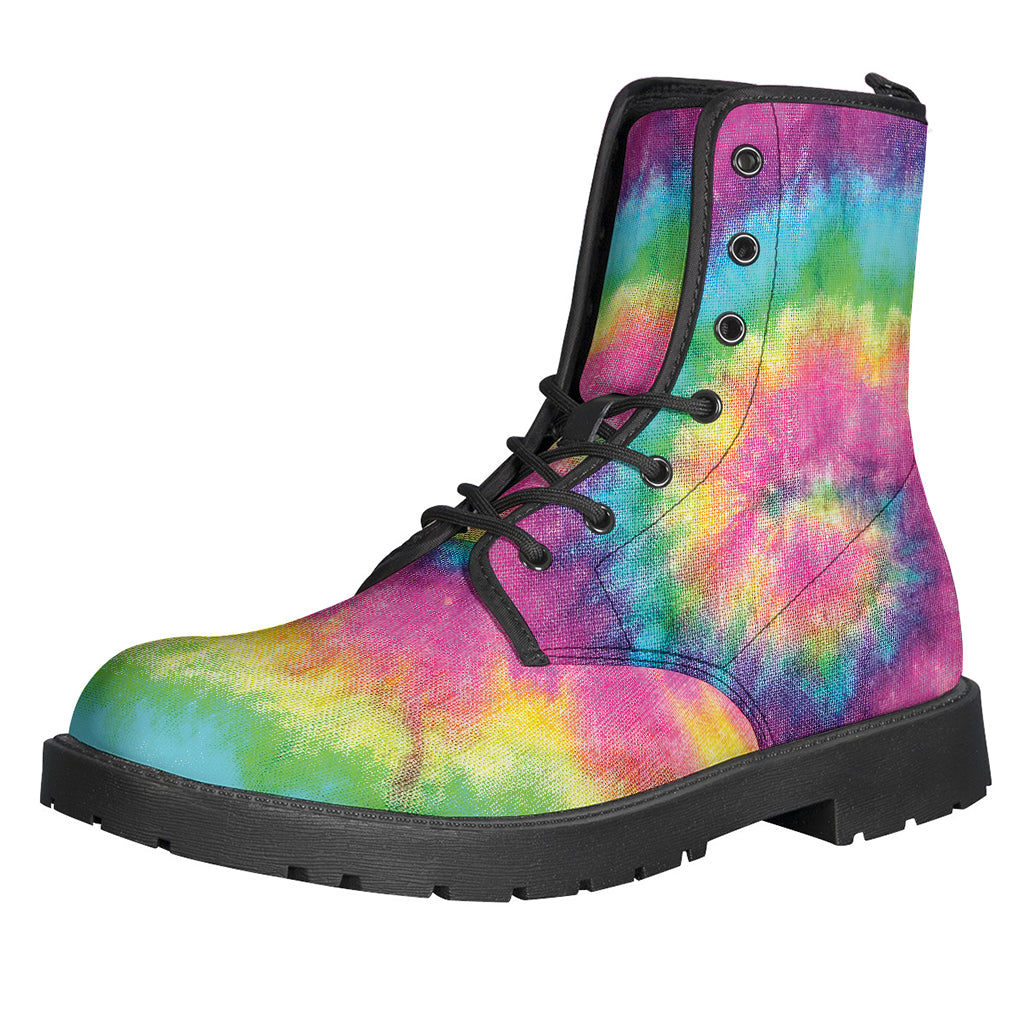 Bright Spiral Tie Dye Print Backpack