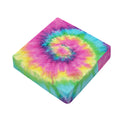 Bright Spiral Tie Dye Print Outdoor Seat Cushion Cover