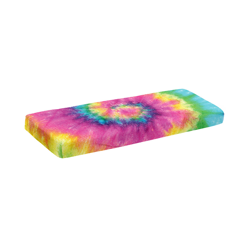 Bright Spiral Tie Dye Print Piano Keyboard Cover