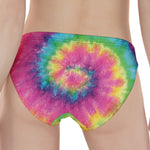 Bright Spiral Tie Dye Print Women's Panties