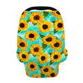 Bright Sunflower Pattern Print Baby Seat Cover