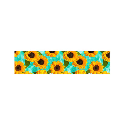 Bright Sunflower Pattern Print Bed Runner