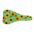 Bright Sunflower Pattern Print Bicycle Seat Cover